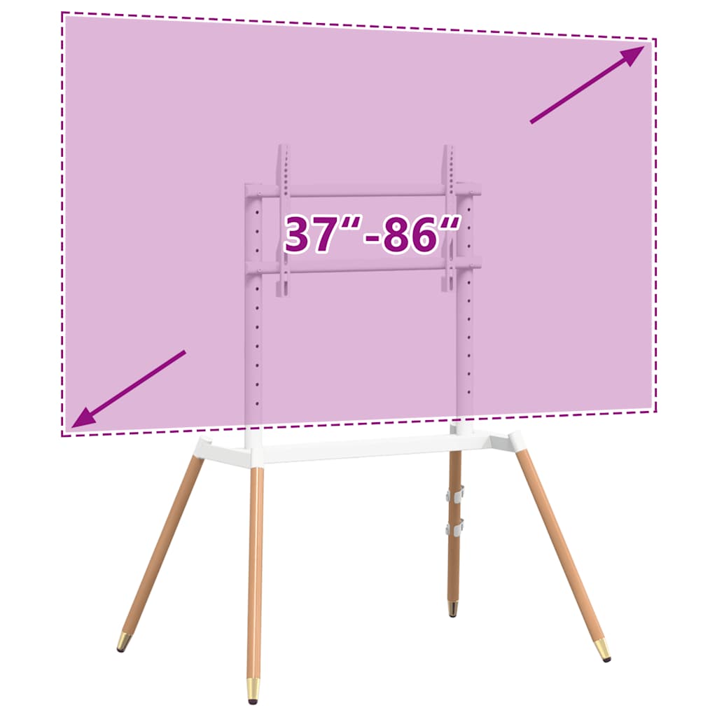 vidaXL Stojak z uchwytem do TV 37-86'', VESA maks. 400x600 mm, 60 kg