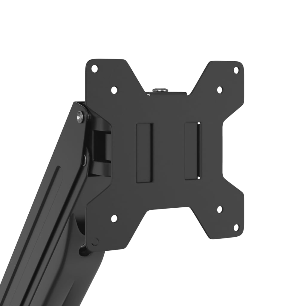 vidaXL Podwójny uchwyt do ekranu 27'' (maks.), sprężyna gazowa 20 kg