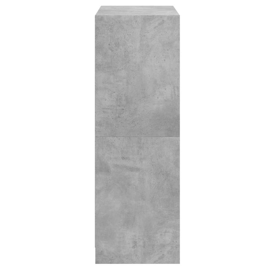 vidaXL Szafka z drzwiczkami, szarość betonu, 68x37x109 cm