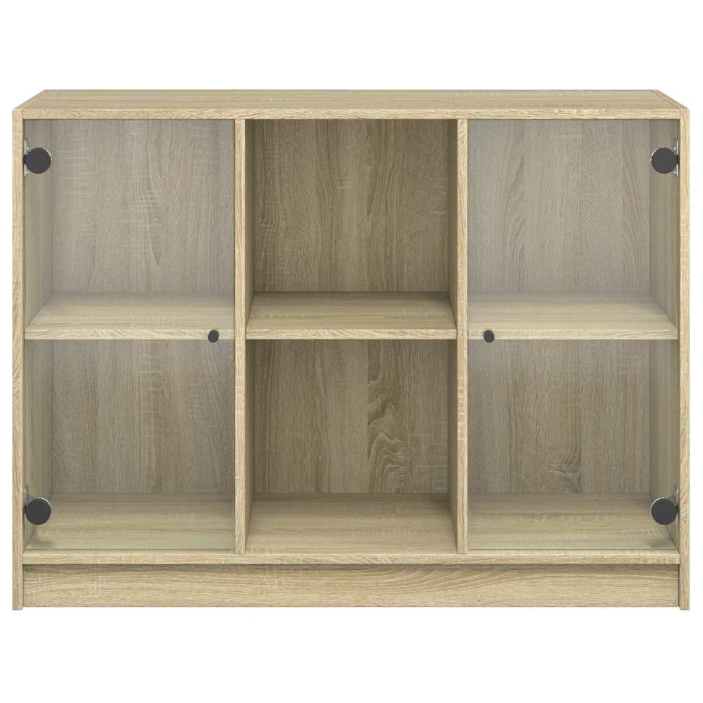 vidaXL Szafka, dąb sonoma, 102x37x75,5 cm, materiał drewnopochodny