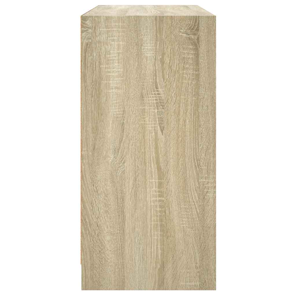 vidaXL Szafka, dąb sonoma, 102x37x75,5 cm, materiał drewnopochodny