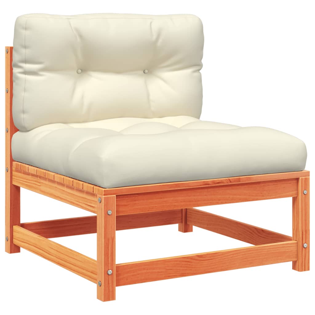 10-cz zestaw wypoczynkowy do ogrodu, z poduszkami, woskowy brąz