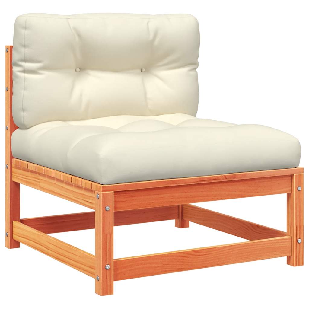 10-cz zestaw wypoczynkowy do ogrodu, z poduszkami, woskowy brąz