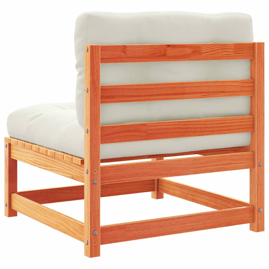 10-cz zestaw wypoczynkowy do ogrodu, z poduszkami, woskowy brąz