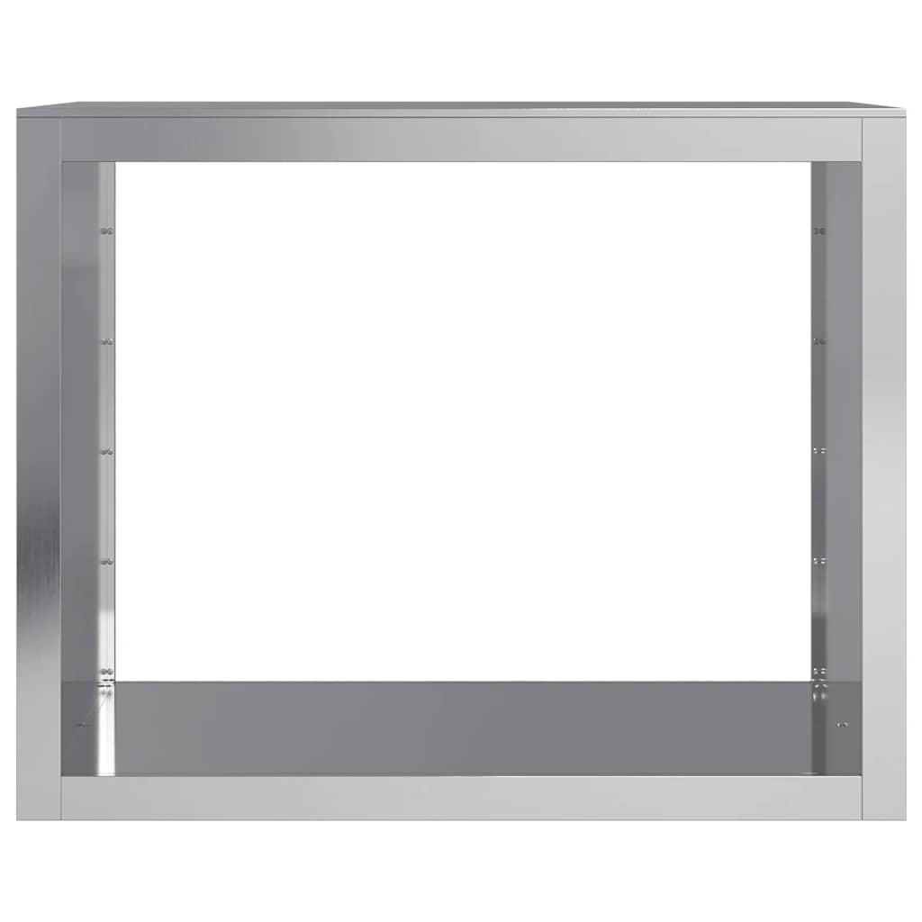 vidaXL Stojak na drewno opałowe, 100x40x80 cm, stal galwanizowana
