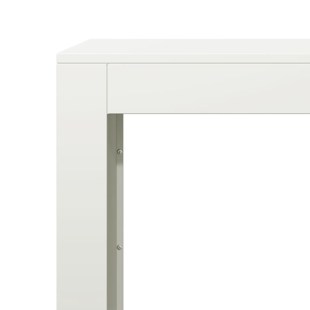 vidaXL Stojak na drewno opałowe, biały, 100x40x60 cm, stalowy