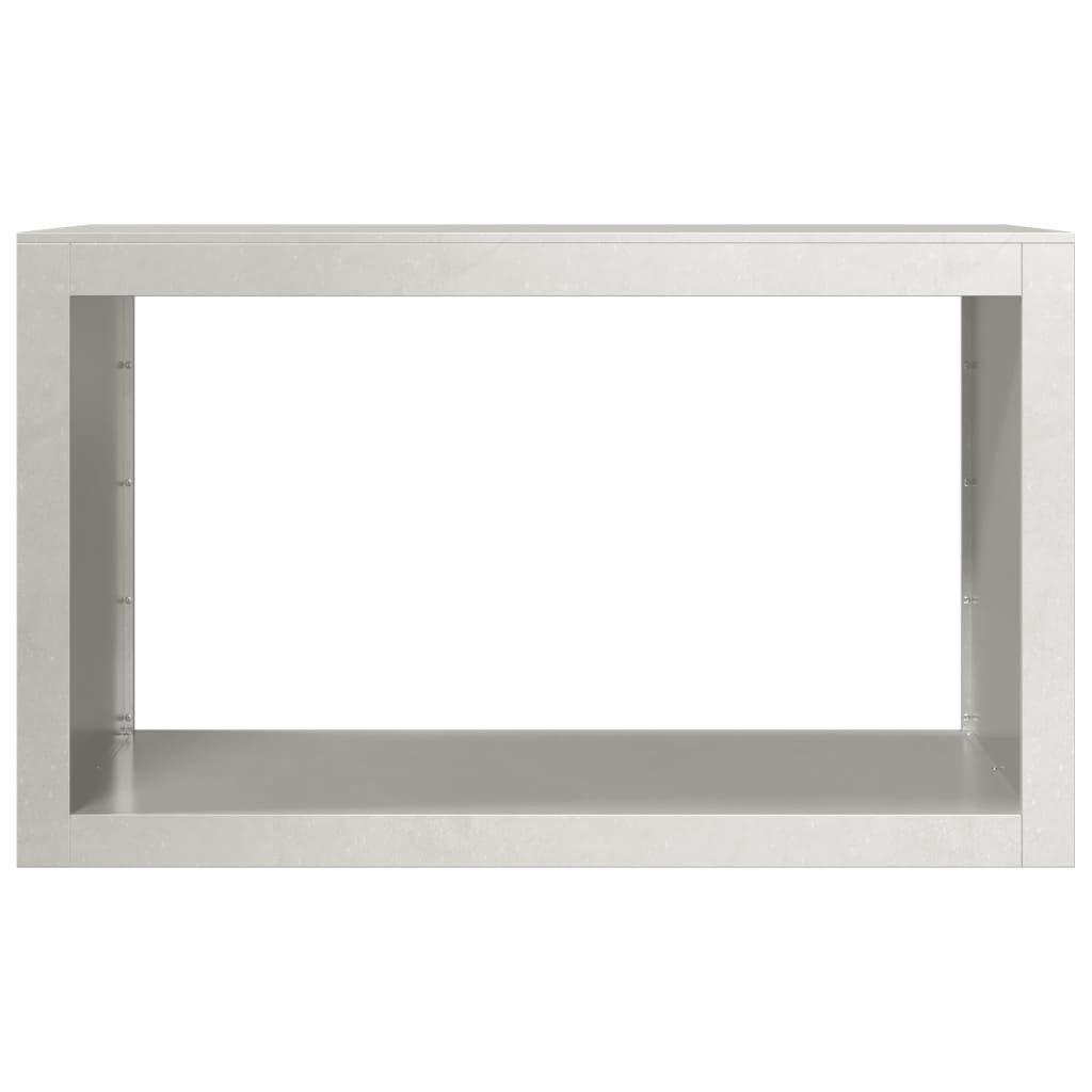 vidaXL Stojak na drewno opałowe, 100x40x60 cm, stal nierdzewna