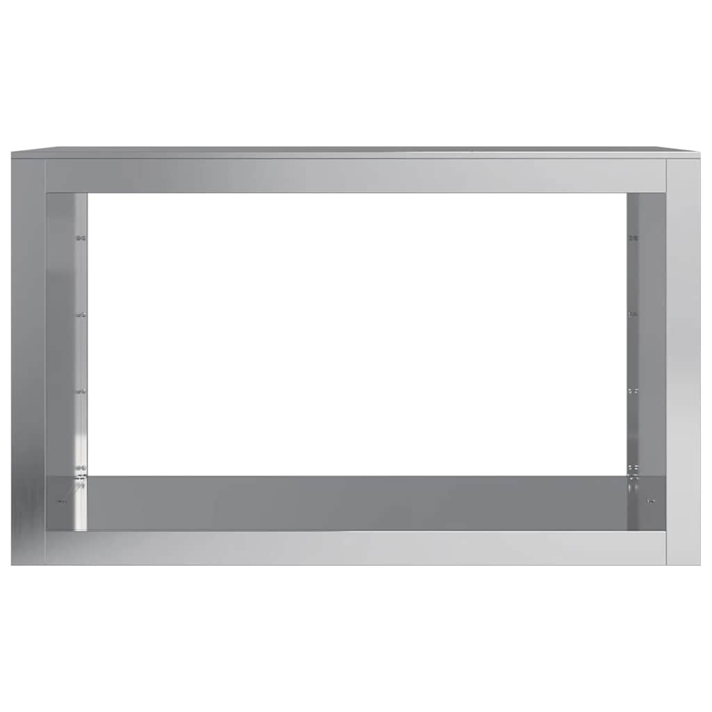 vidaXL Stojak na drewno opałowe, 100x40x60 cm, stal galwanizowana