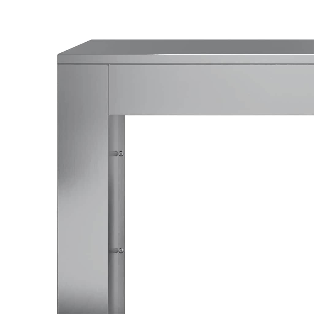 vidaXL Stojak na drewno opałowe, 100x40x60 cm, stal galwanizowana