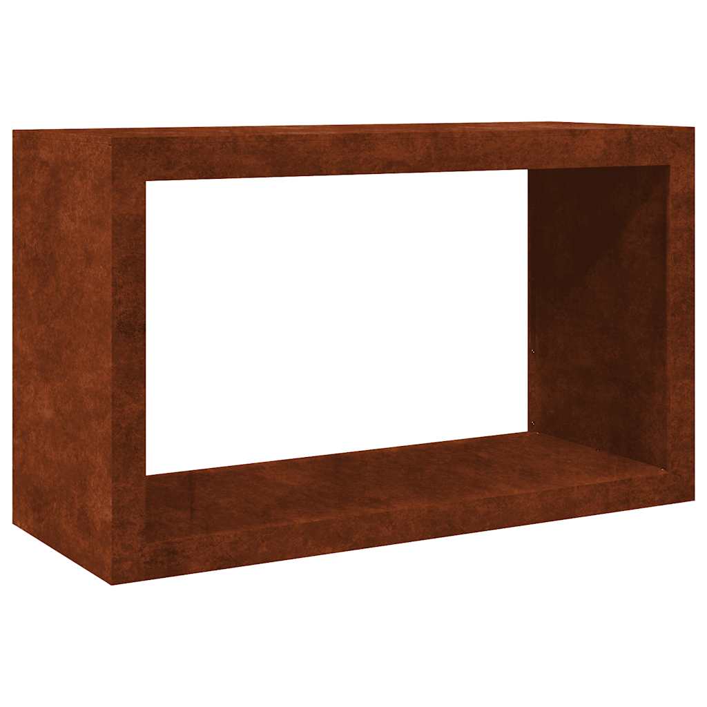vidaXL Stojak na drewno opałowe 100x40x60 cm Stal kortenowska
