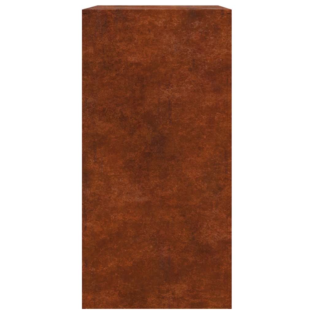 vidaXL Stojak na drewno opałowe 60x40x80 cm Stal kortenowska