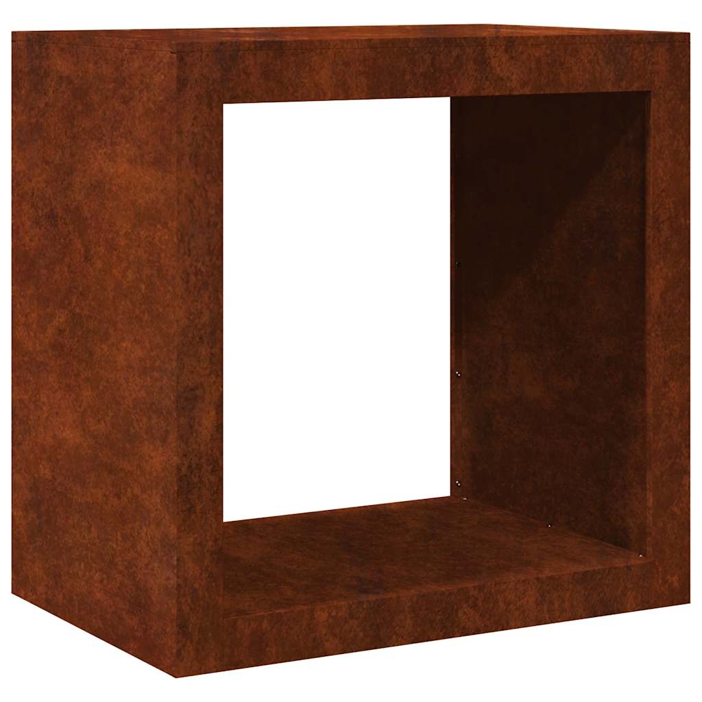 vidaXL Stojak na drewno opałowe 60x40x60 cm Stal kortenowska