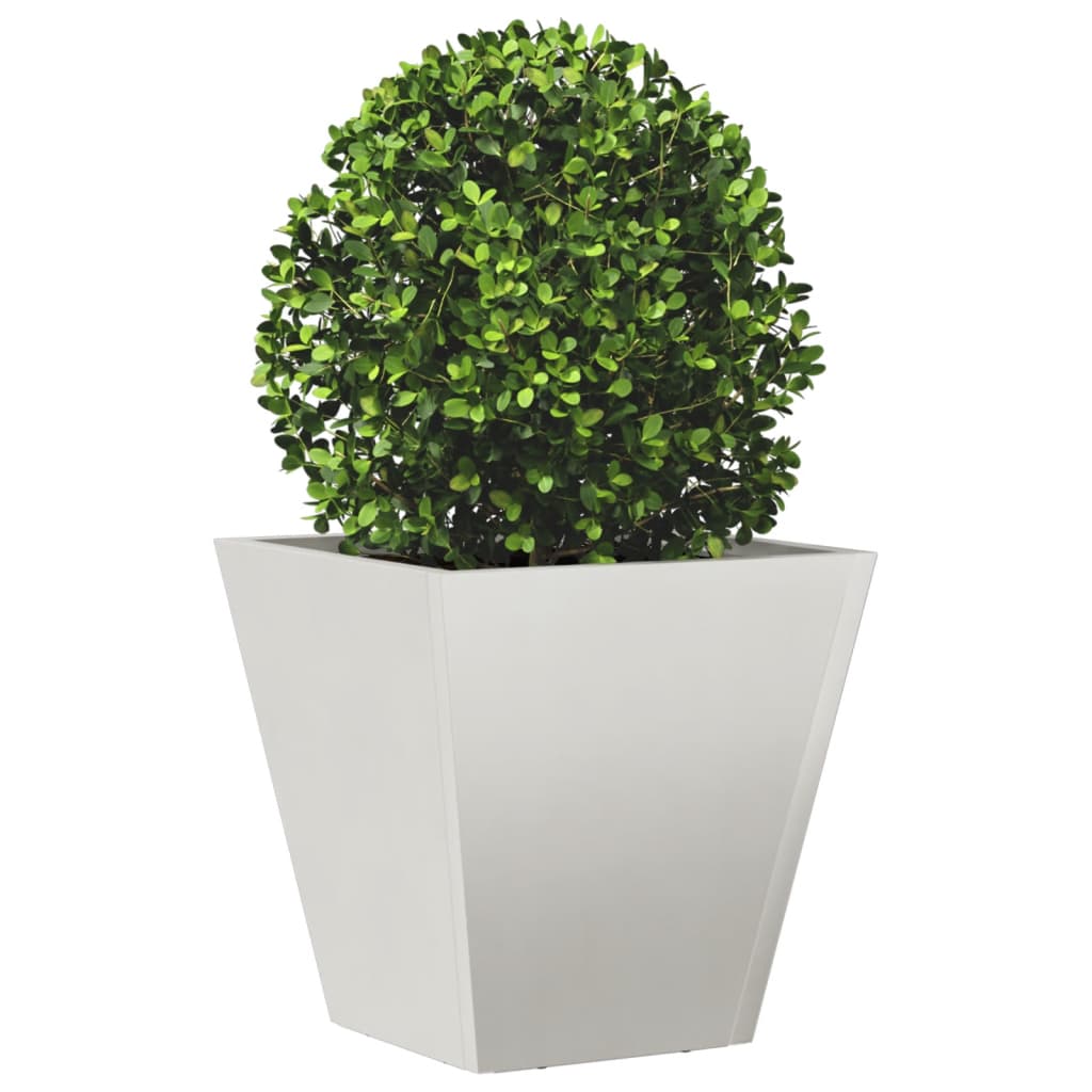 vidaXL Donice ogrodowe, 2 szt., 30x30x30 cm, stal nierdzewna