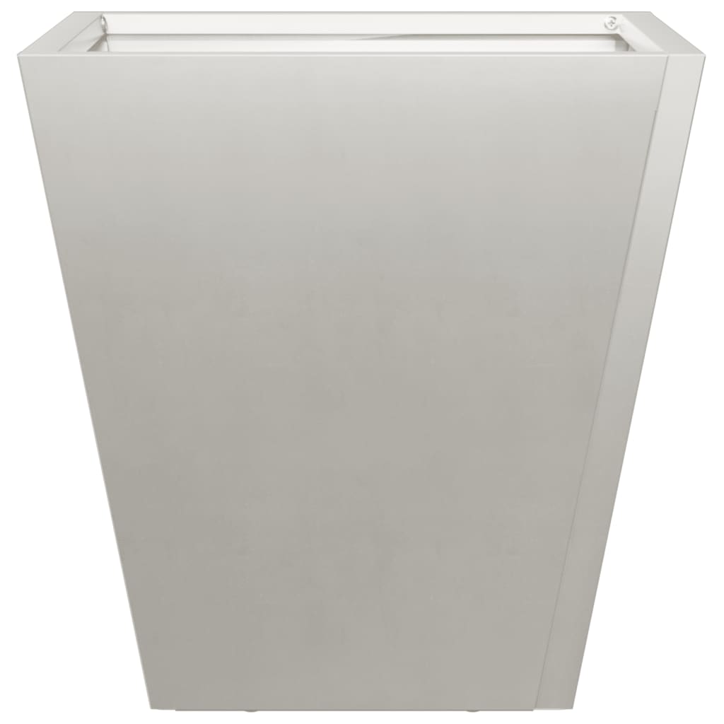 vidaXL Donice ogrodowe, 2 szt., 30x30x30 cm, stal nierdzewna