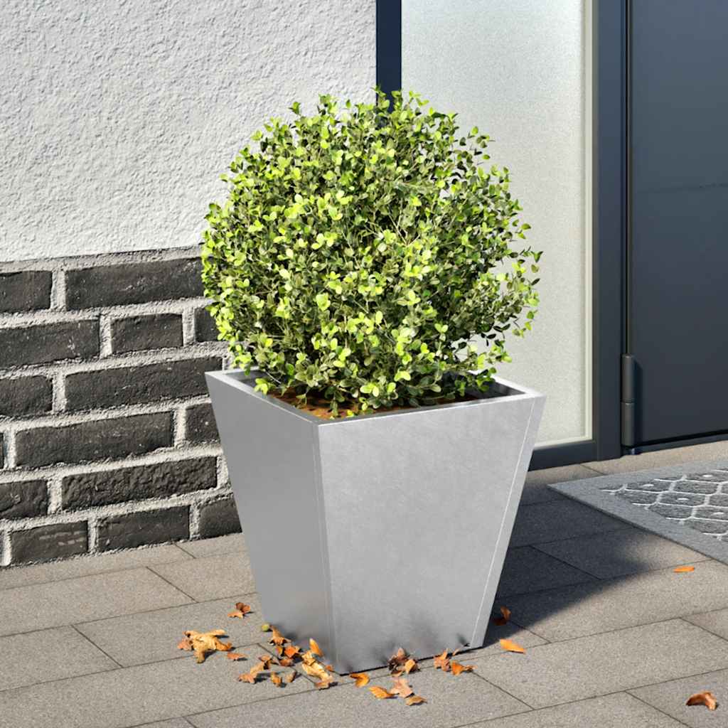 vidaXL Donica ogrodowa, 30x30x30 cm, stal galwanizowana