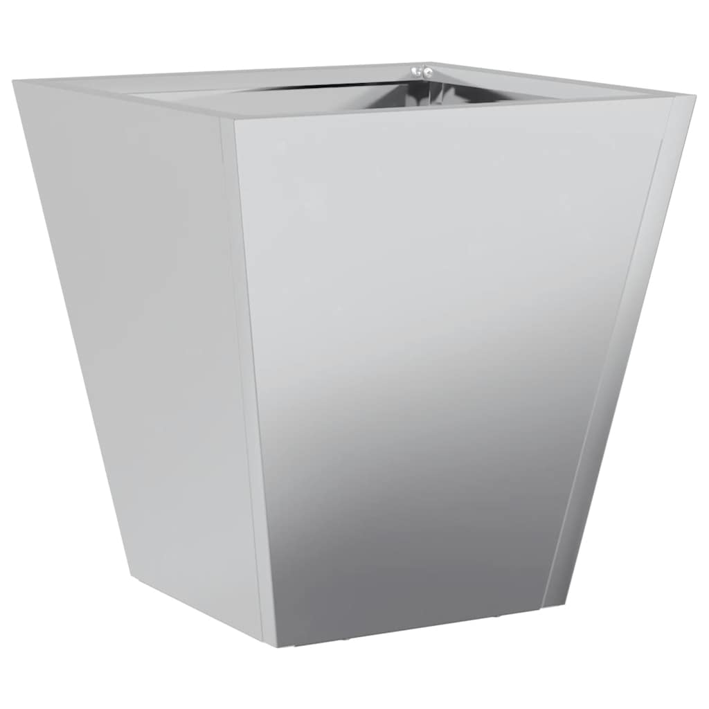 vidaXL Donice ogrodowe, 2 szt., 30x30x30 cm, stal galwanizowana