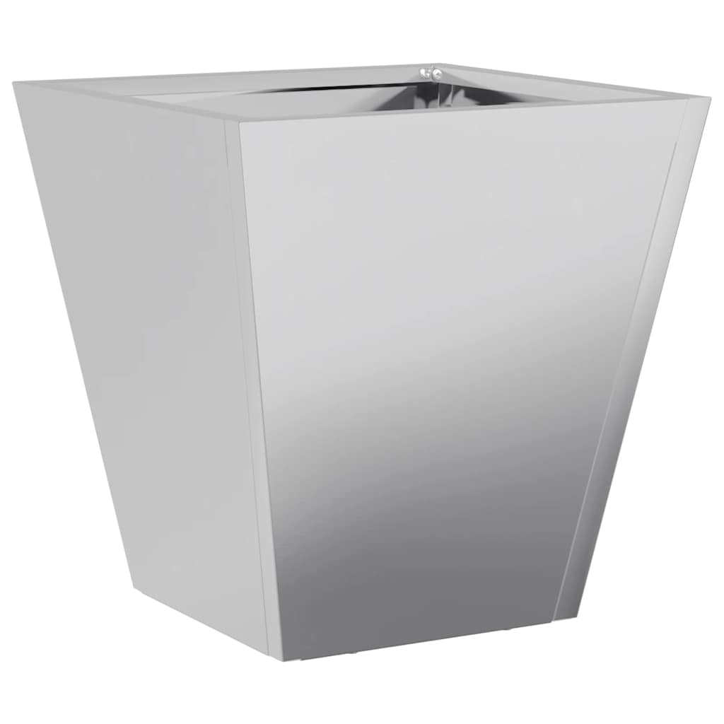 vidaXL Donice ogrodowe, 2 szt., 30x30x30 cm, stal galwanizowana