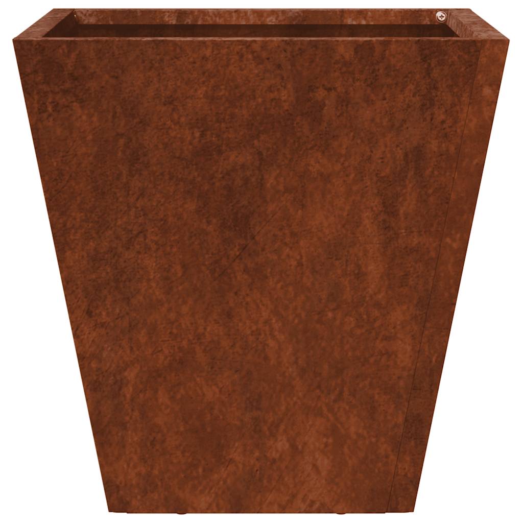 vidaXL Doniczki ogrodowe 2 szt. 30x30x30 cm Stal kortenowska