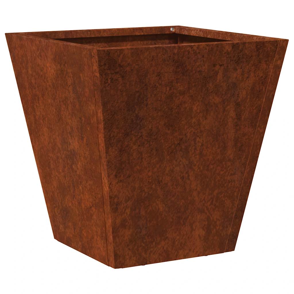 vidaXL Doniczki ogrodowe 2 szt. 30x30x30 cm Stal kortenowska