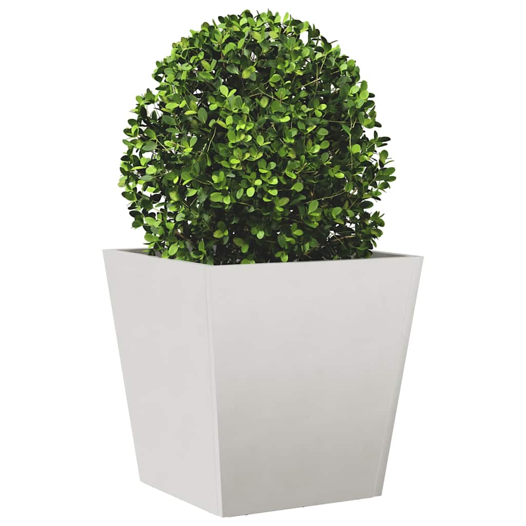 vidaXL Donice ogrodowe, 2 szt., 40x40x40 cm, stal nierdzewna