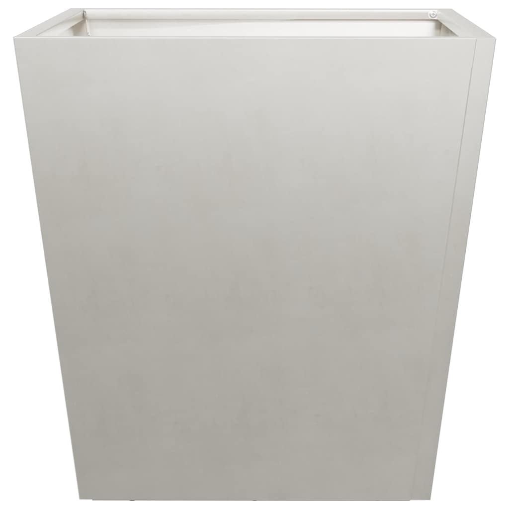 vidaXL Donice ogrodowe, 2 szt., 40x40x40 cm, stal nierdzewna