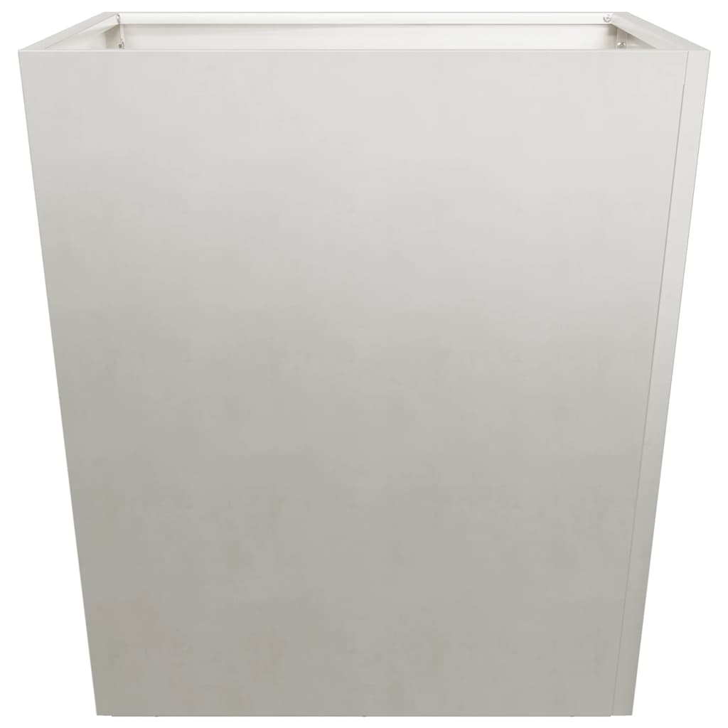 vidaXL Donice ogrodowe, 2 szt., 50x50x50 cm, stal nierdzewna