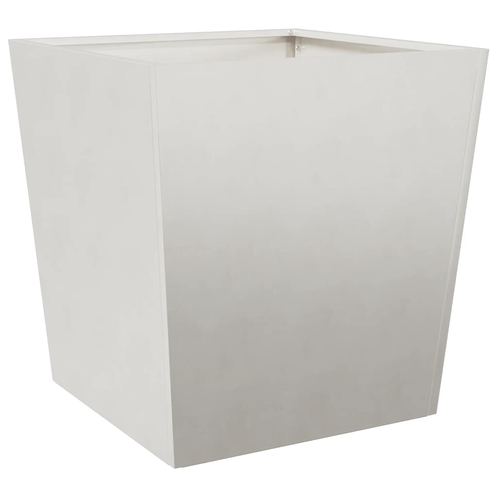 vidaXL Donice ogrodowe, 2 szt., 50x50x50 cm, stal nierdzewna