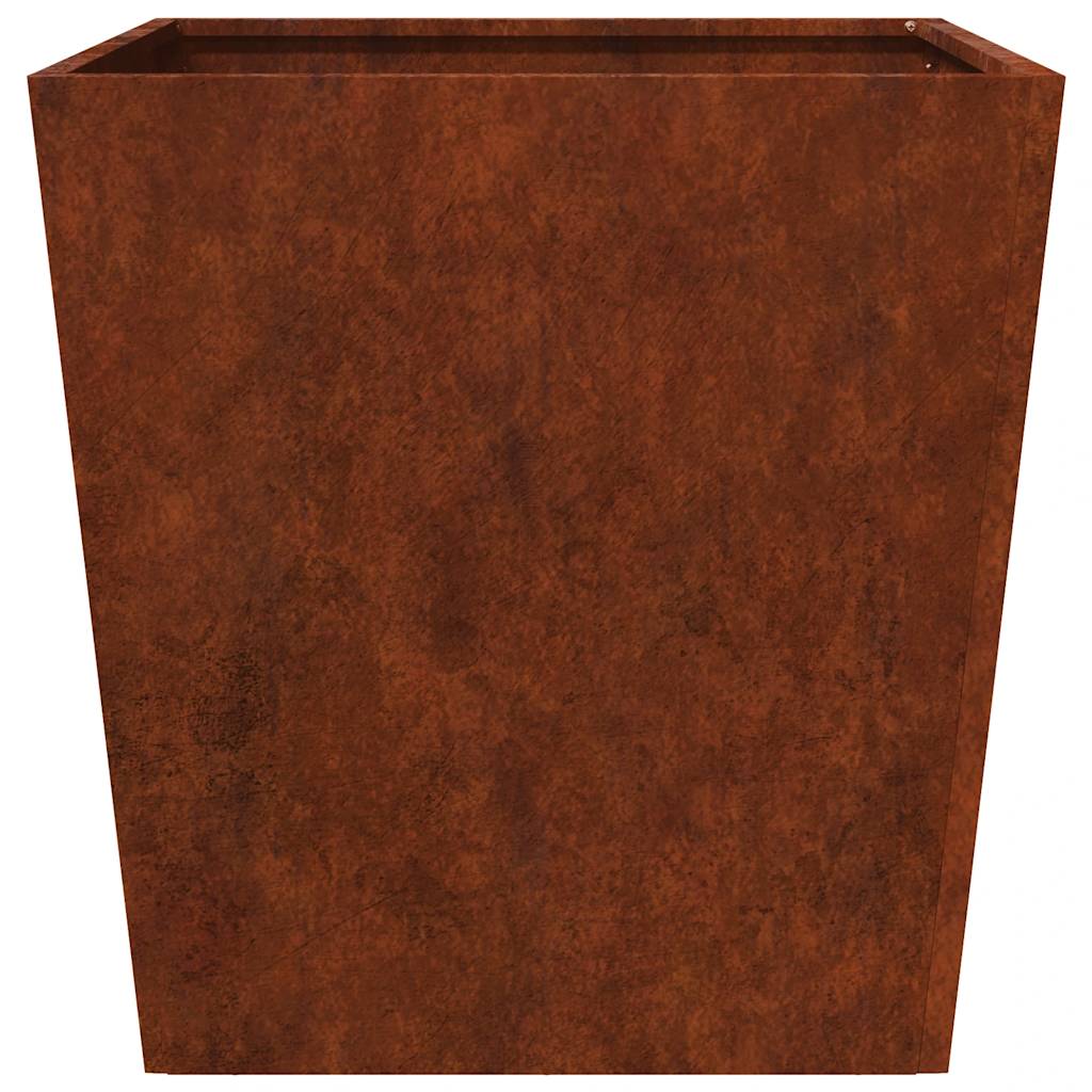vidaXL Doniczki ogrodowe 2 szt. 50x50x50 cm Stal kortenowska