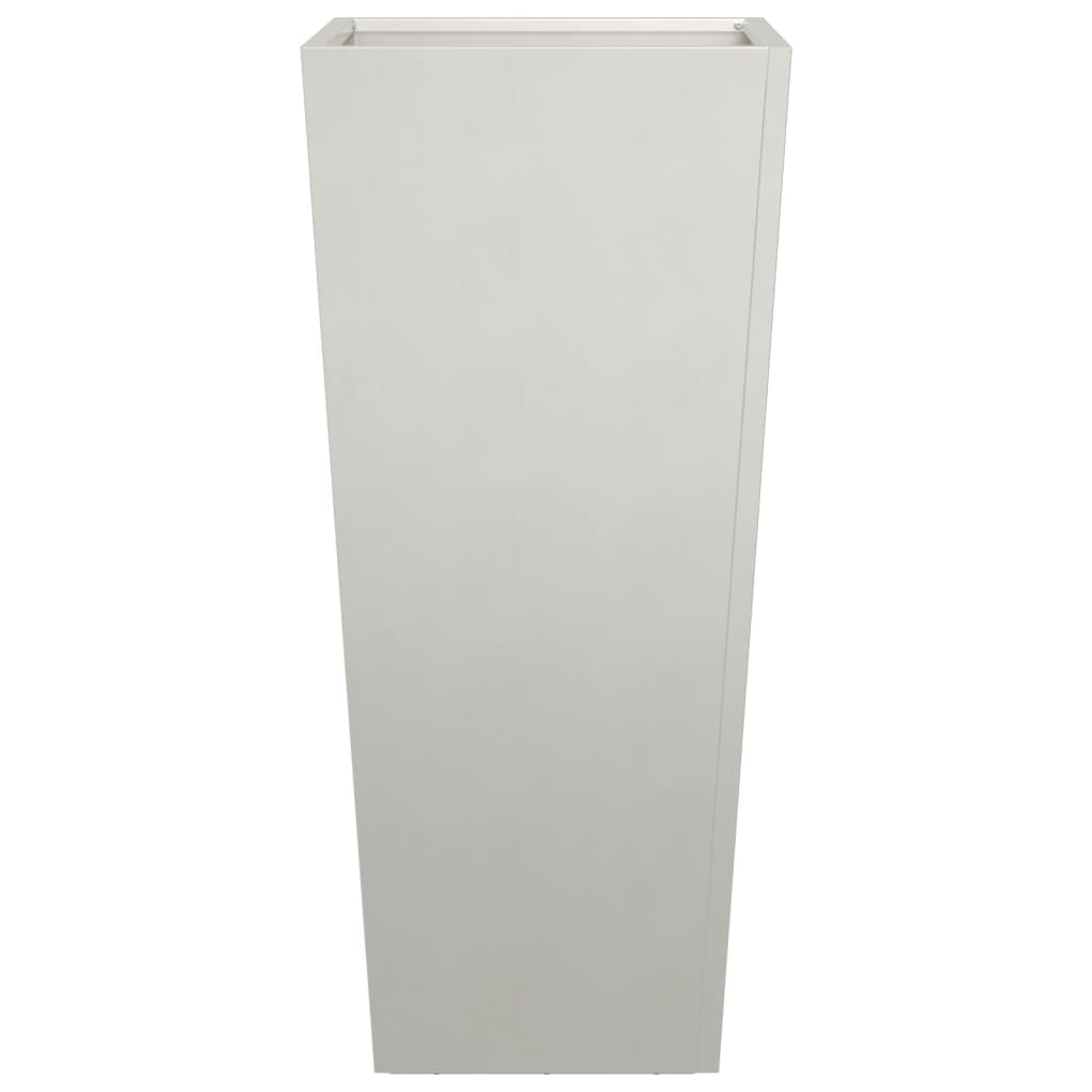 vidaXL Donica ogrodowa, 35x35x75 cm, stal nierdzewna