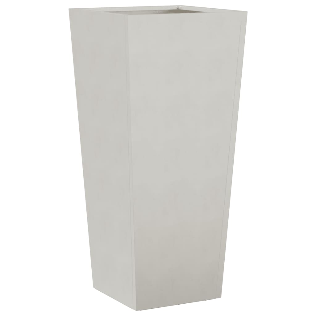 vidaXL Donice ogrodowe, 2 szt., 35x35x75 cm, stal nierdzewna