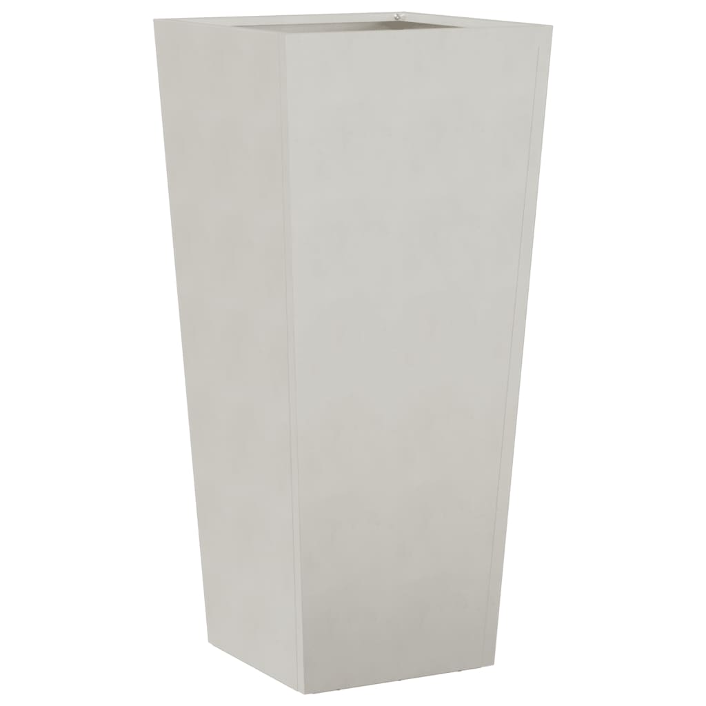 vidaXL Donice ogrodowe, 2 szt., 35x35x75 cm, stal nierdzewna