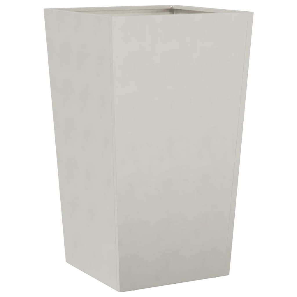 vidaXL Donica ogrodowa, 45x45x75 cm, stal nierdzewna