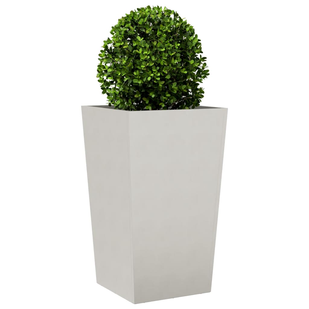 vidaXL Donica ogrodowa, 45x45x75 cm, stal nierdzewna