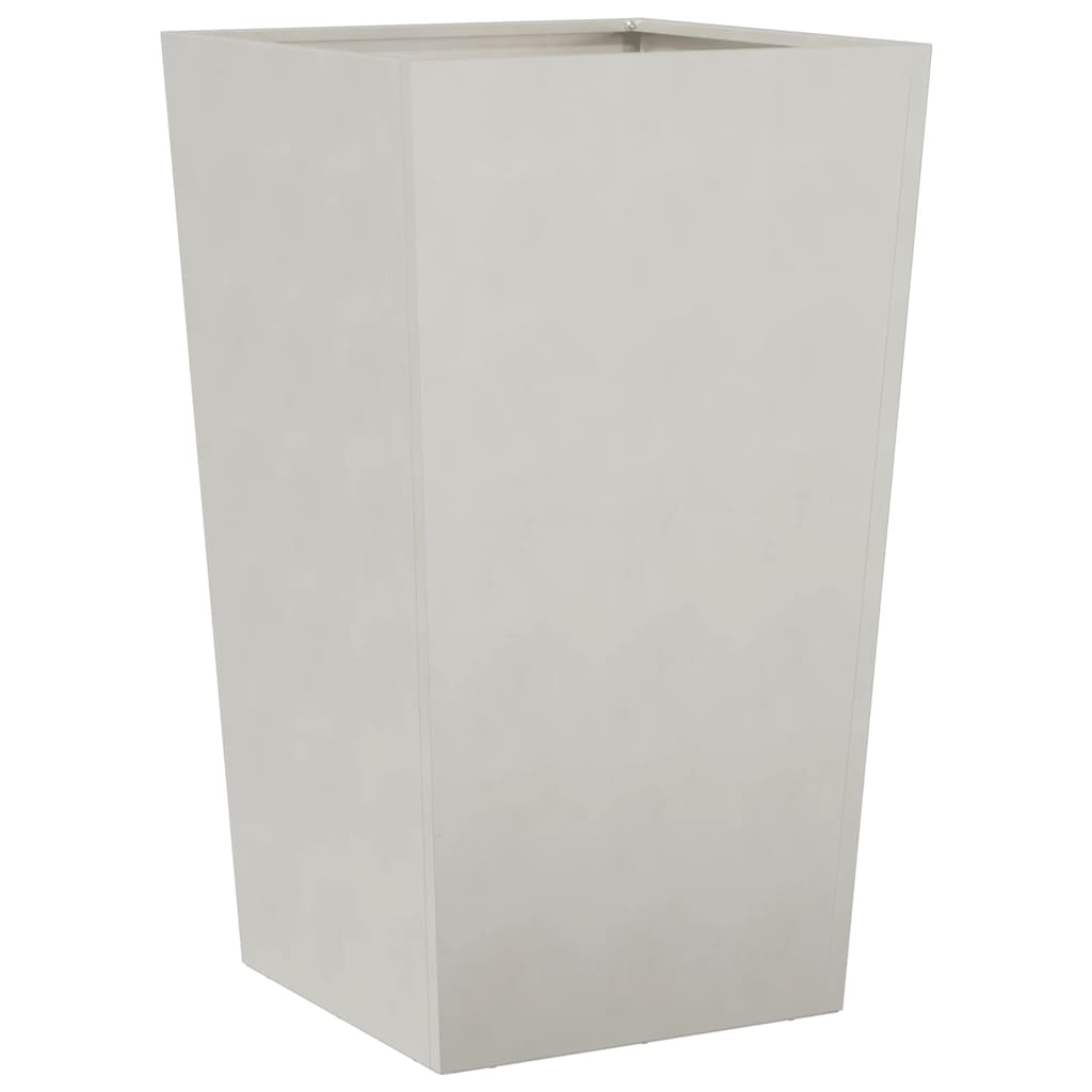 vidaXL Donica ogrodowa, 45x45x75 cm, stal nierdzewna