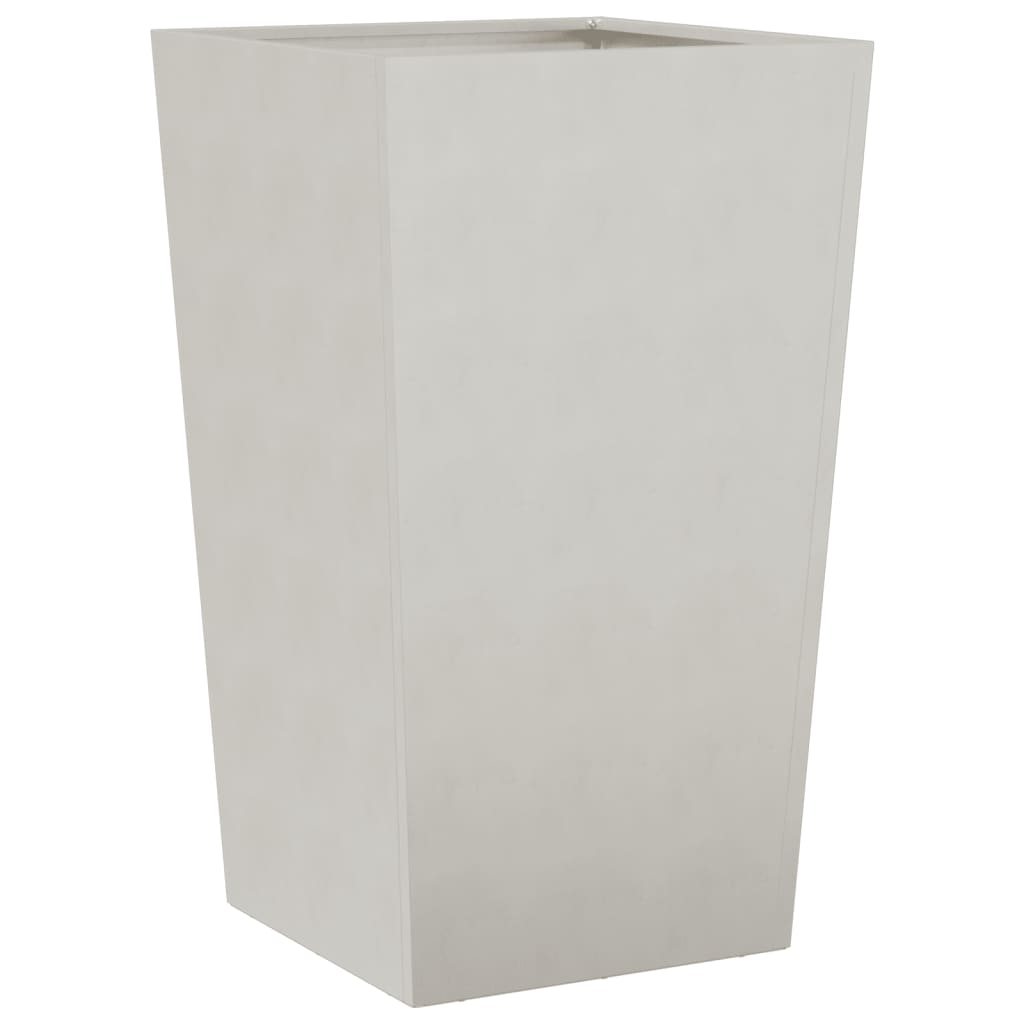 vidaXL Donice ogrodowe, 2 szt., 45x45x75 cm, stal nierdzewna