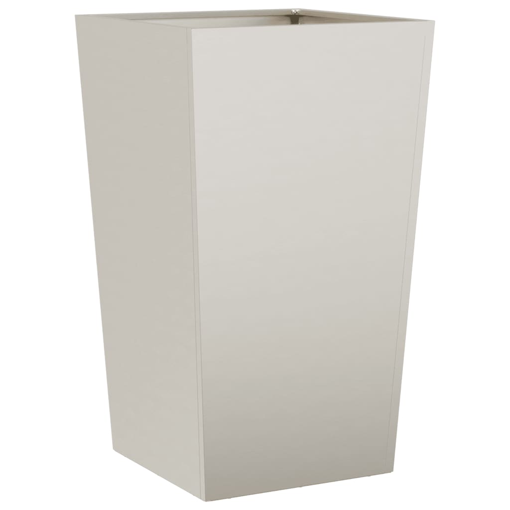 vidaXL Doniczki ogrodowe 2 szt. 45x45x75 cm Stal kortenowska