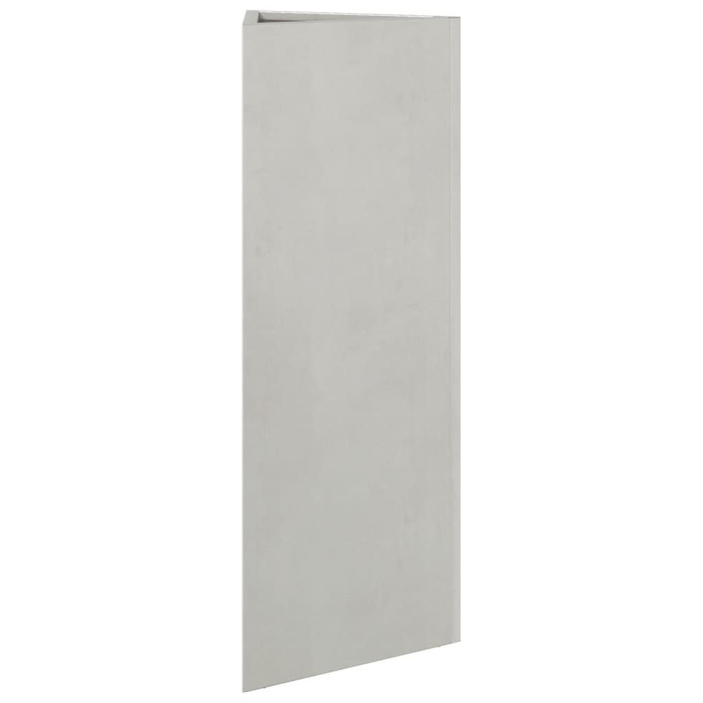vidaXL Donice ogrodowe, 2 szt., trójkątne, 30x26x75cm, stal nierdzewna