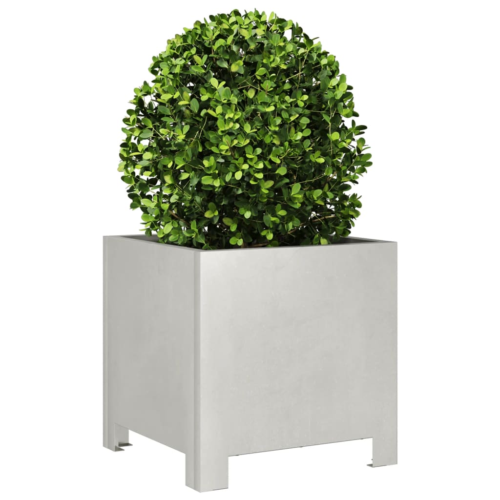 vidaXL Donica ogrodowa, 30x30x30 cm, stal nierdzewna