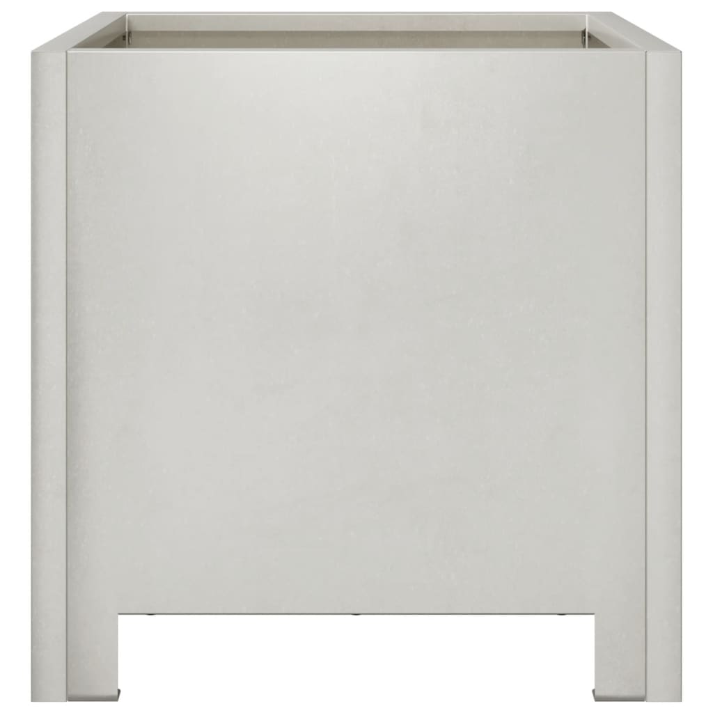 vidaXL Donica ogrodowa, 30x30x30 cm, stal nierdzewna