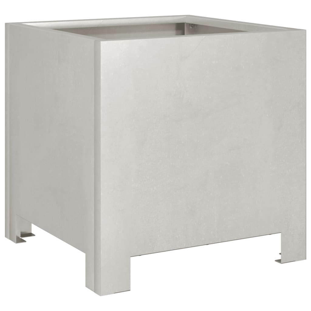 vidaXL Donice ogrodowe, 2 szt., 30x30x30 cm, stal nierdzewna