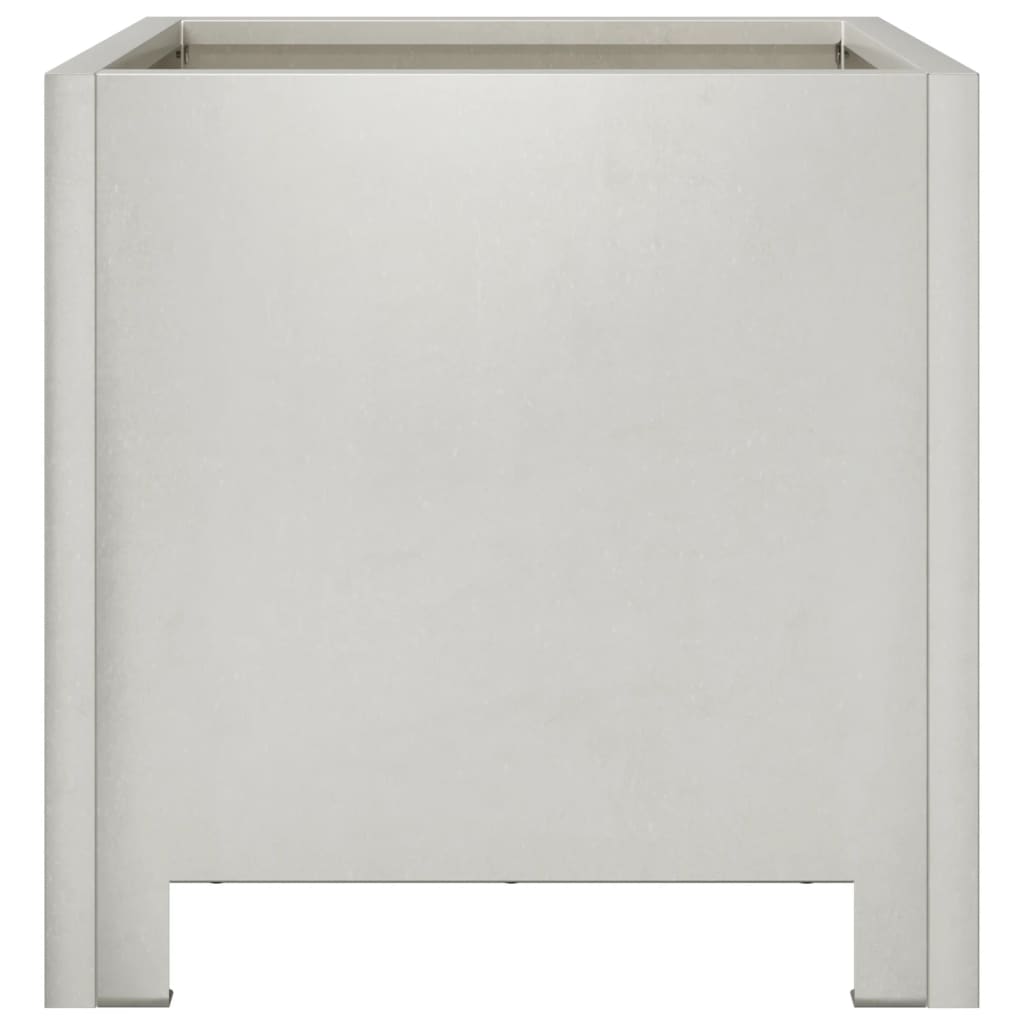 vidaXL Donice ogrodowe, 2 szt., 30x30x30 cm, stal nierdzewna