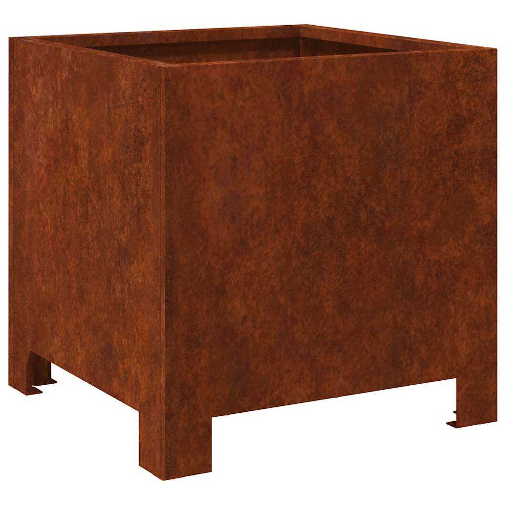 vidaXL Doniczki ogrodowe 2 szt. 30x30x30 cm Stal kortenowska