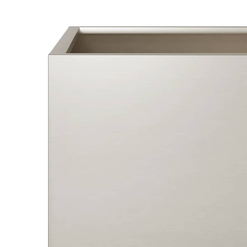 vidaXL Doniczki ogrodowe 2 szt. 30x30x30 cm Stal kortenowska