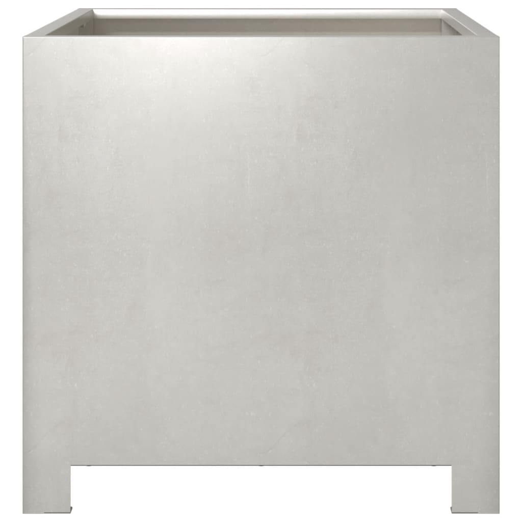 vidaXL Donice ogrodowe, 2 szt., 40x40x40 cm, stal nierdzewna