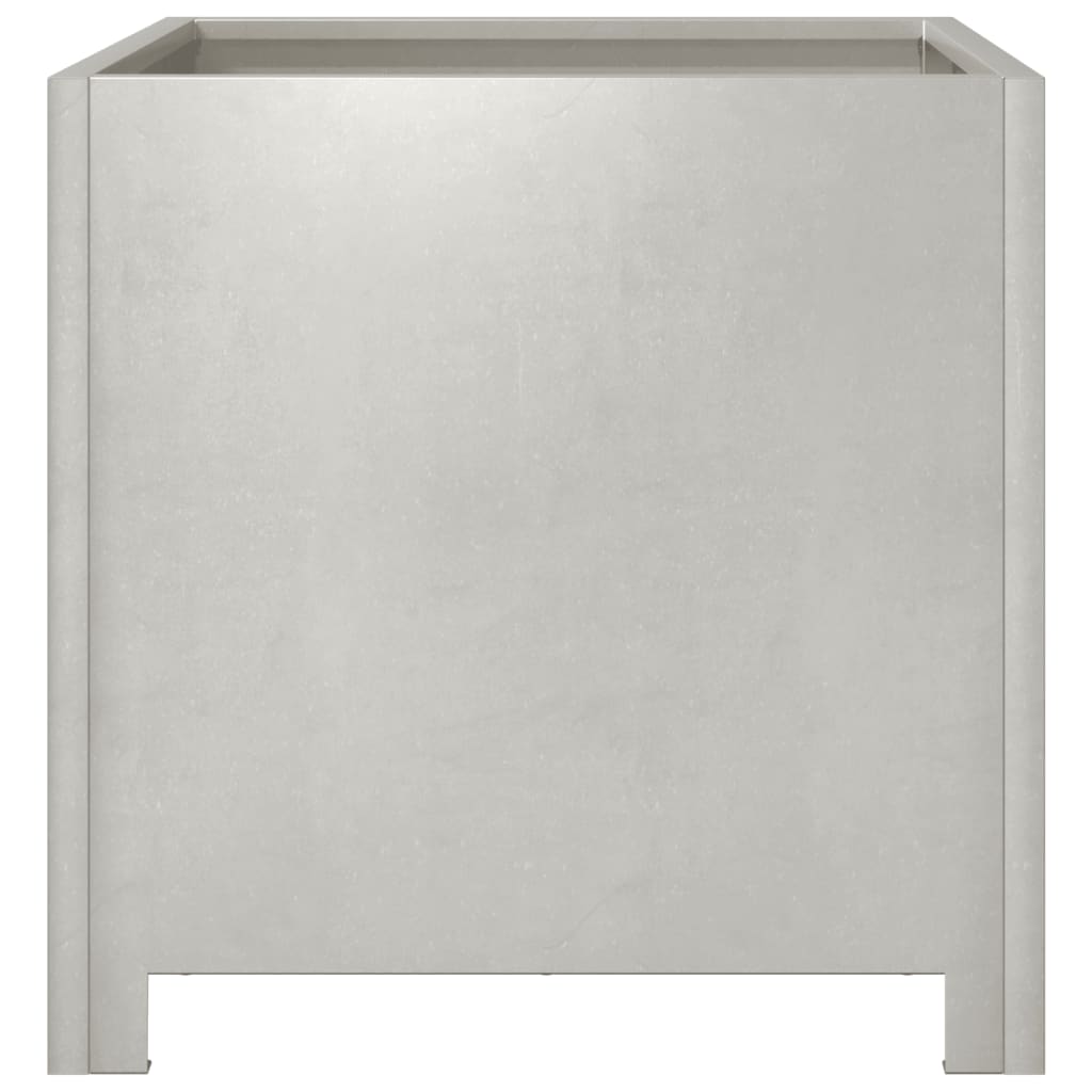 vidaXL Donice ogrodowe, 2 szt., 40x40x40 cm, stal nierdzewna
