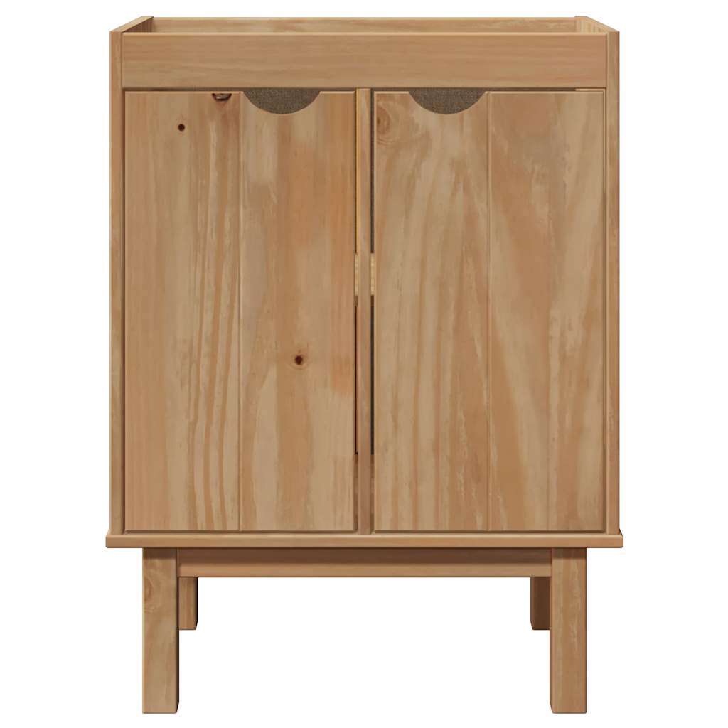 vidaXL Szafka pod umywalkę OTTA, 59x40x80 cm, lite drewno sosnowe
