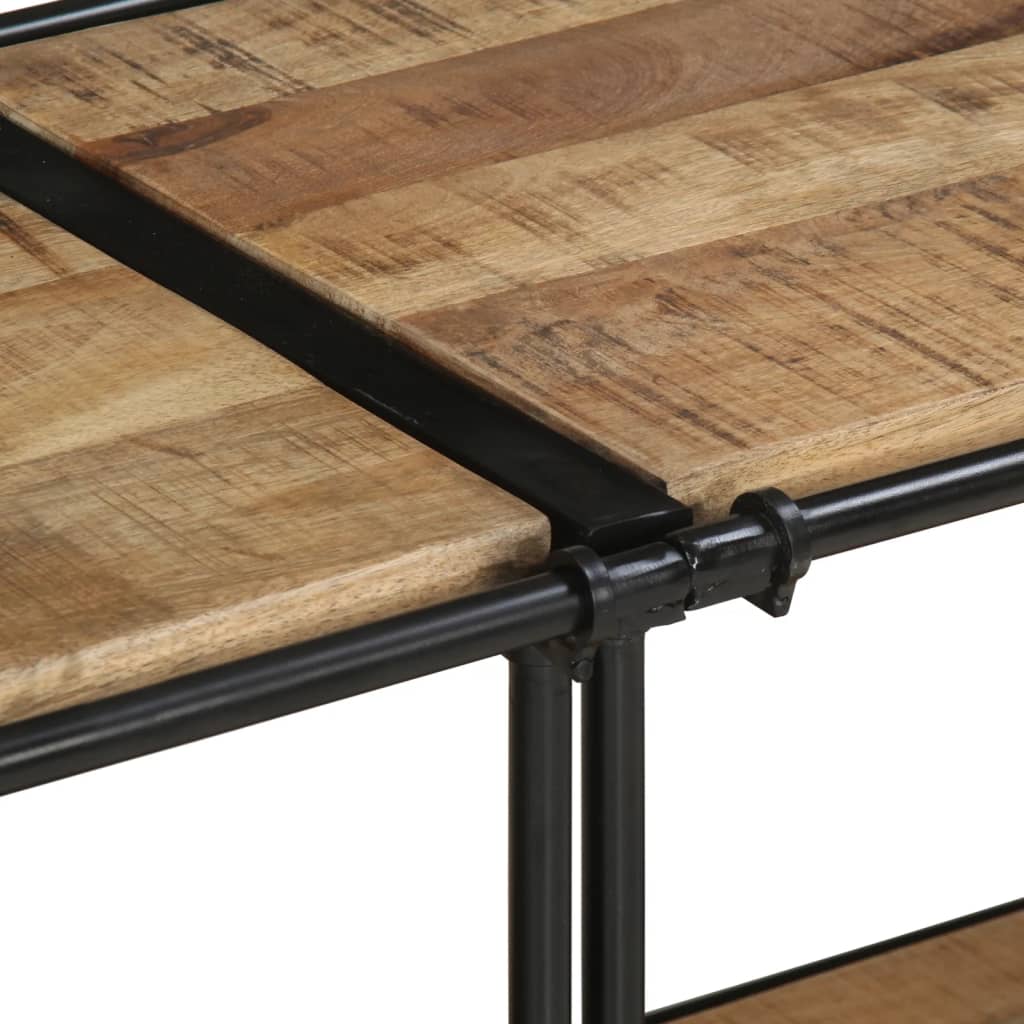 vidaXL Szafka pod TV, 160x42x40 cm, lite surowe drewno mango