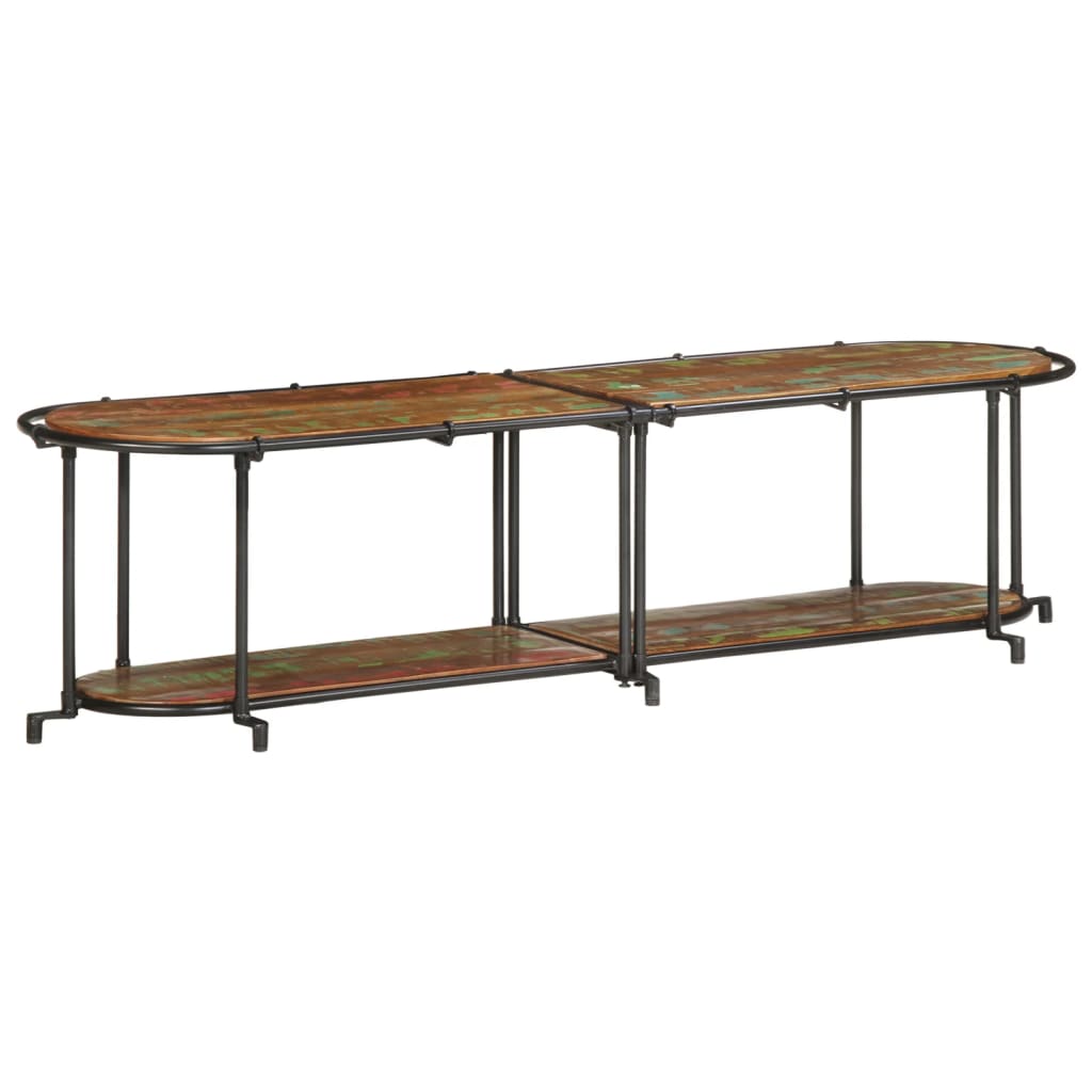 vidaXL Szafka pod telewizor, 160x42x40 cm, lite drewno z odzysku