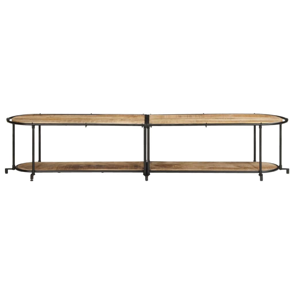 vidaXL Szafka pod TV, 200x42x40 cm, lite surowe drewno mango