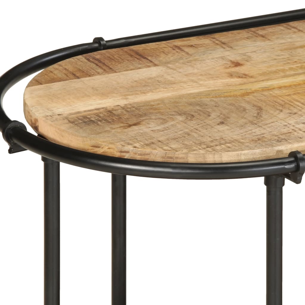 vidaXL Szafka pod TV, 200x42x40 cm, lite surowe drewno mango